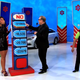 Manuela Arbelaez (left) realizes her mistake after bungling the Five Price Tags game on The Price Is Right